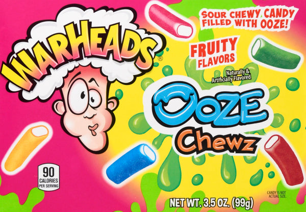 Warheads - Sour Sweet & Fruity Chewy Ooze Chewz - 3.5 oz
