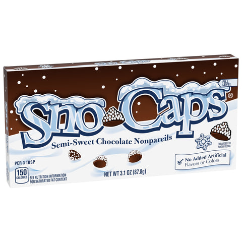 Sno Caps - Semi-Sweet Chocolate Nonpareils 3.1 OZ
