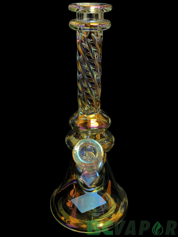 9.5 Clear Iridescent Waterpipe