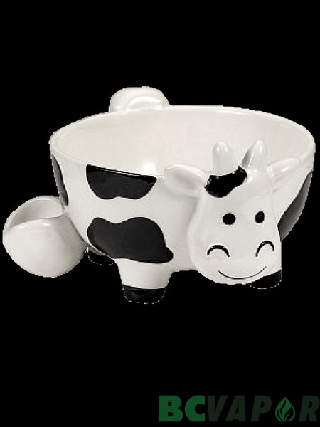 Cow Ceramic Bowl Pipe