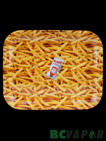 RAW FRENCH FRIES ROLLING TRAY
