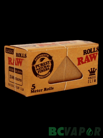 Raw Unrefined 5 Meter Rolls King Slim