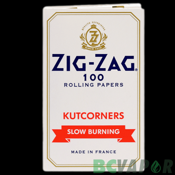 Zig Zag KutCorners Rolling Papers White & Blue