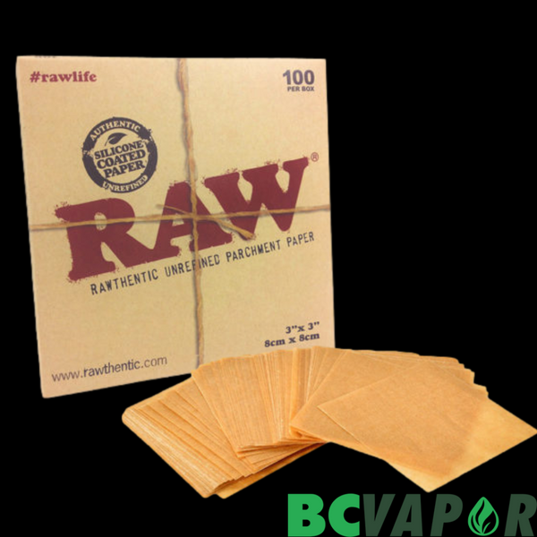 RAW PARCHMENT 3″X3″ SHEETS – 100 PACK